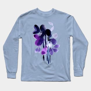 Purple flower Long Sleeve T-Shirt